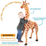 Jani The Savannah Giraffe - 52 Inch Giant Stuffed Animal Jumbo Plush - by Tiger Tale Toys