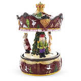 BestPysanky Musical Rotating Carousel with Ballerina and Nutcracker