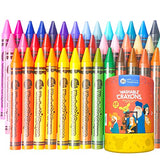 Jar Melo 48 Colors Jumbo Crayons for Toddlers, Non Toxic Washable Crayons for Babies, Easy to Hold Large Crayons for Kids, Safe for Babies and Children, School Art Supplies, Ideal Gifts for Kids