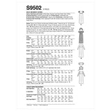 Simplicity Misses' Costumes Sewing Pattern Kit, Code S9502, Sizes 10-12-14-16-18, Multicolor