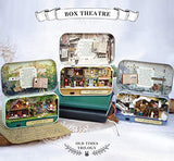 Dollhouse Miniature with Furniture, DIY Wooden Doll House Kit Box Theater Style . 1:24 Scale Creative Room Idea Best Gift for Children Friend Lover (Roam Around in Wiuinter)