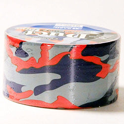 Duct Tape Camouflage Print Designer Crafting Decorative Camo Color - 1.88 inch. x 5 yd (Gray /