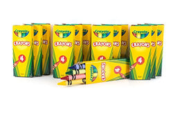 12 Boxes Crayola® 4-ct. Crayon Party Favor Pack Colors