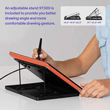 2021 HUION Kamvas 12 Graphics Drawing Tablet with Full-Laminated Screen Android Support 11.6" Drawing Monitor Pen Display with Battery-Free Stylus Tilt 8192 Levels Pressure 8 Hot Keys Adjustable Stand