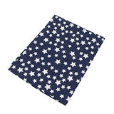 7pcs Dark Blue 19.7" x 19.7" Cotton Sewing Fabric Bundles, Pre-Cut Quilt Squares for DIY Crafting Patchwork