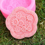 Soap Molds Daisy, Flowers Craft Art Silicone Soap Mould, Chrysanthemum DIY Handmade Soap Mold kit - Soap Making Supplies by YSCEN