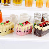 NWFashion Miniature 1:12 Drinks Bottle Cup Cake Mix Random Toyset Playset (20PCS)