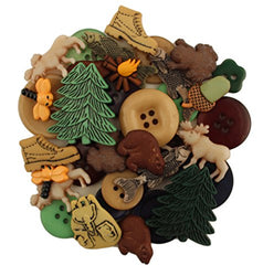 Buttons Galore 50 Piece Button Value Pack - Outdoors