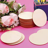 3Pcs 12 Inch Wood Circles for Crafts, Unfinished Blank Wooden Rounds Slice Wooden Cutouts for DIY Crafts, Door Hanger, Sign, Wood Buring, Painting, Christmas Décor