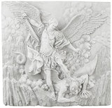 Design Toscano NG33581 St. Michael the Archangel Sculptural Wall Frieze in Stone,gothic stone