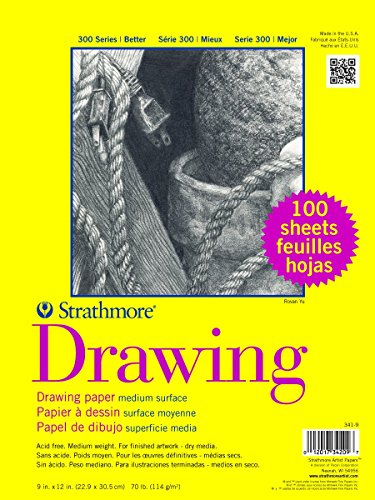 Strathmore STR-341-9 Drawing Class (100 Pack), 9 by 12"