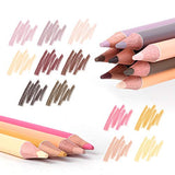 36 Count Colored Pencils Set - 3 Sets Included Each with 12 Skin Tones Colored Pencils Manga Colors Tone Oil Based Drawing Pencils for Adults Coloring Books Drawing Sketching