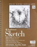 Strathmore Series 400 Sketch Pads 9 in. x 12 in. - pad of 100 (3-Pack)