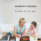 5D Diamond Painting Kits for Adults - 6 Pack Paint with Diamonds Full Round Drill 5D Diamond Dots Craft Diamond Art Kits - for Home Wall Decor and Adults Kids DIY Gift(Halloween 12 X 16 inch)