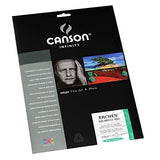 Canson Infinity Aquarelle Rag Fine Art Watercolor Paper, 8.5 x 11 Inch, White, 25 Sheets