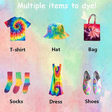Tie Dye Kit, 26 Colors Fabric Dye for Kids and Adults, 167 Packs All in One Fashion Tie Dye Supplies Great for Party, Large Groups, Family Events Handmade Project Dye for Clothes
