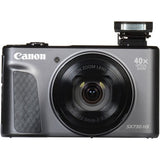 Canon PowerShot SX730 HS 20.3MP 40X Optical Zoom Digital Camera Video Creator Kit (Black)+ 32GB