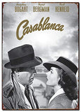 STYSLS 1003707'Casablanca Vintage Metal Tin Signs, 90S Classic Movie Poster, Decorative Signs Wall Art Home Decor - 8X12 Inch (20X30 cm)