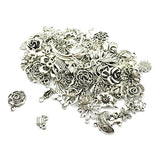 YETOOME Tibetan Silver Charms Mixed Pendants DIY for Jewelry Making and Crafting, Tree Leaf