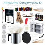 Hearth & Harbor DIY Candle Making Kit for Adults and Kids, Candle Making Supplies, 12 Lbs. Soy Candle Wax Flakes, Complete Soy Candle Kit Making, Premium Candle Making Set