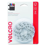 VELCRO Brand - Sticky Back Hook and Loop Fasteners | Perfect for Home or Office | 5/8in Coins |