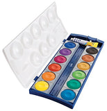 Pelikan Opaque Watercolor Paint Set, 12 Colors Plus Chinese White Tube (DIN 5023)