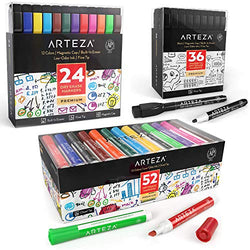 ARTEZA Dry Erase Markers Fanatic Bundle, Set of 3