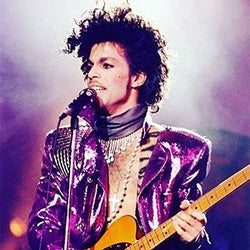 5D DIY Diamond Painting Prince Purple Rain 16X16 inches Full Round Drill Rhinestone Embroidery for Wall Decoration