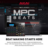 AKAI Professional MPD226 - USB MIDI Controller with 16 RGB MPC Drum Pads & Focusrite Scarlett Solo 3rd Gen USB Audio Interface, Studio Quality Recording