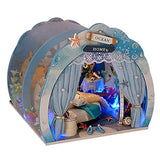 WYD Doll House Mini Ocean Tunnel DIY Mini House Kit Manual Creative Furniture, with Romantic Art Gift (Encounter The Dream Ocean ) Creative Room Gifts