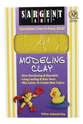 Sargent Art 22-4002 1-Pound Solid Color Modeling Clay, Yellow