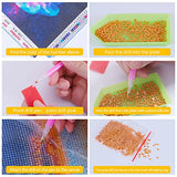 Diamond Painting Kits, Jellyfish 5D Diamond Painting Kits for Adults, Full Drill Diamond Dotz DIY Gift Diamond Art for Adults (12x16 inch)