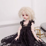 Jili Online Trendy Princes Lace Dress Skirt Outfit for 1/3 1/4 BJD SD LUTS Dollfie Black