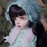 ZDD BJD Doll 1/6 SD Dolls Cute Girl 10.8 Inch Ball Jointed Doll DIY Toys Wig can be Removed and Replaced with Full Set Clothes Shoes Wig Makeup