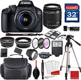 Canon EOS 4000D DSLR Camera with 18-55mm f/3.5-5.6 III + Professional Accessory Bundle