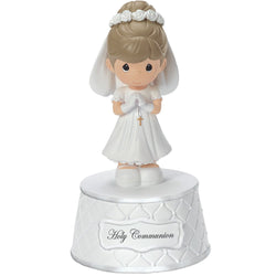 Precious Moments, Holy Communion Music Box, Plays: The Lord's Prayer, Resin, For Girl, 153502