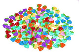 PCS Strawberry Buttons- Mixed Colours of Various Plain Round DIY Buttons for Sewing and Crafting by