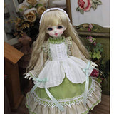 HMANE BJD Dolls Clothes for 1/6 BJD Dolls, Green Forest Style Dress for 1/6 BJD Dolls (No Doll)