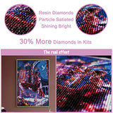 5D Diamond Painting Kits for Adults - 2 Pack Diamond Painting Full Round Drill Diamond Dotz DIY Crafts for Kids Diamond Art Kits with Acceriores Home Wall Room Decor Wedding Gifts