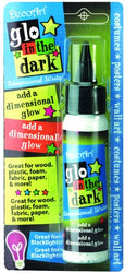 DecoArt DS76C-3 2-Ounce Glo in the Dark Dimensional Writer, Carded