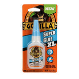 Gorilla Super Glue XL, 25 Gram, Clear, (Pack of 6)