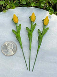 Miniature Dollhouse Fairy Garden ~ Set of 3 Corn Stalks Farm Plant Picks ~ New