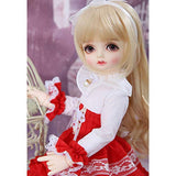 HGFDSA BJD Doll Clothes Princess Dress for 1/4 Scale Dolls Princess Dress for Jointed Doll for BJD Dolls SD Party Wear,A