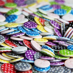 Pack of Random MIxed Assorted 50 pcs Buttons