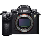 Sony Alpha a9 Mirrorless Digital Camera (Body Only) (ILCE9/B) + Sony FE 24-70mm Lens + 64GB Memory Card + NP-FZ-100 Battery + Corel Photo Software + Case + Card Reader + More (Renewed)