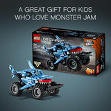 LEGO Technic Monster Jam Megalodon 42134 Model Building Kit; A 2-in-1 Build for Kids Who Love Monster Truck Toys; Kids Will Love Racing This Cool Shark Vehicle; for Ages 7+ (260 Pieces)