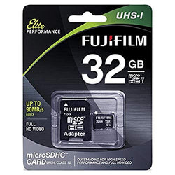 Fujifilm Elite 32GB microSDHC Class 10 UHS-1 Flash Memory Card 600x / 90MB/s
