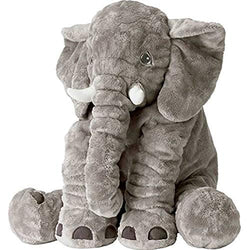LBJ MAKY XXL Elephant Stuffed Animals Plush 60cm/24in Grey