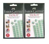 Faber-Castell Reusable & Removable Adhesive Putty, Poster & Multipurpose White Tacky Putty, Wall Safe Sticky tack - (Light Green 180)