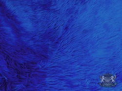 Faux / Fake Fur Shaggy ROYAL BLUE Fabric By the Yard